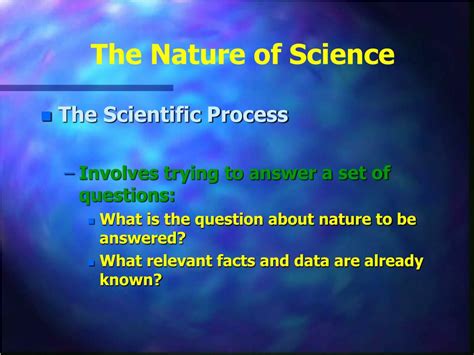 Ppt The Nature Of Science Powerpoint Presentation Id16099