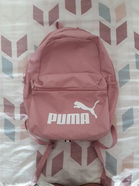 Mochila Escolar De La Marca Puma Color Rosa Utilizada Un Par De