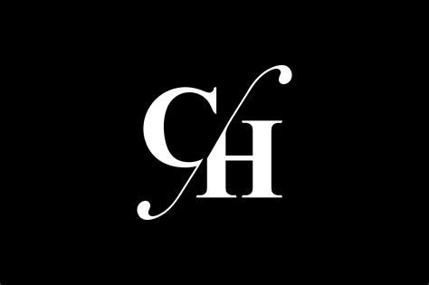 Ch Monogram Logo Design By Vectorseller