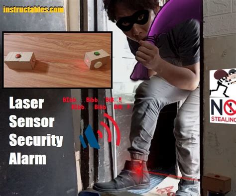 Laser Beam Sensor Security Alarm 3 Steps Instructables