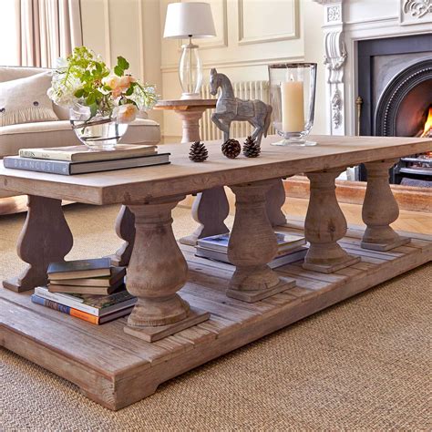 Position your seating and coffee table in the center of the finishing touches. The Versaille Coffee Table - Pine Coffee Table - Living ...