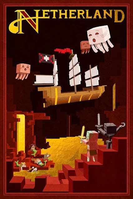 Dans Gaming Blog Netherland Minecraft Poster