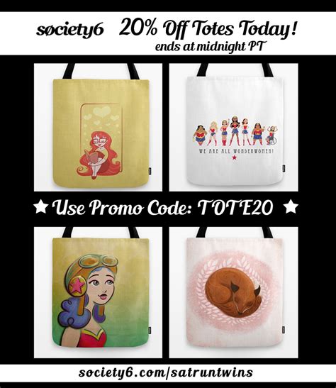 Society6 Tote Sale