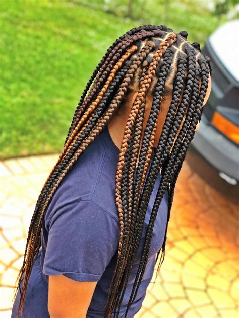 50 Photo Best Braided Box Hairstyles For Black Women In 2020 Black