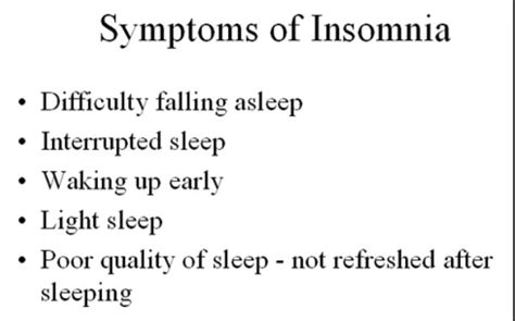 Insomnia Causes Symptoms Available Treatments