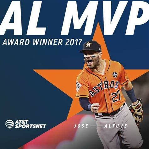 Jose Altuve Al Mvp 2017 Astros Baseball José Altuve Houston Astros