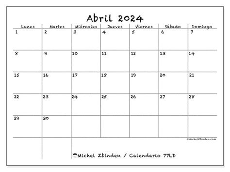 Calendario Abril De 2024 Para Imprimir “501ld” Michel Zbinden Us