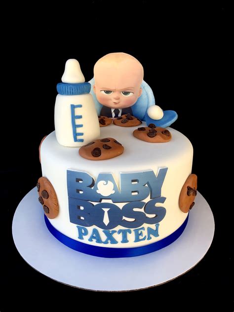 Boss Baby Cake Baby Birthday Cakes Baby Boy Birthday Cake Baby