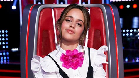 please stop talking the voice 2022 fans troll camila cabello for talking too much during