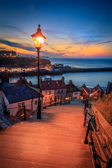 A View From The 199 Steps Whitby North Yorkshire Uk Whitby