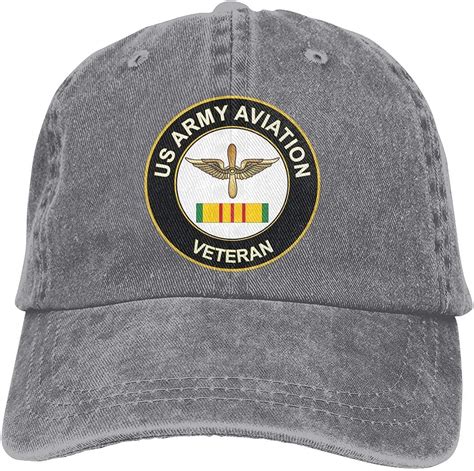 N A Us Army Aviation Corps Vietnam Veteran Adjustable Baseball Caps