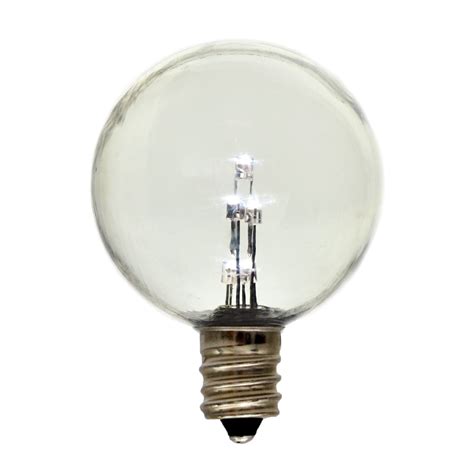 Globe G50 E12 Candelabra Base Light Bulb Plastic