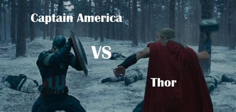 Who Would Win In A Fight Between Captain America Vs Thor