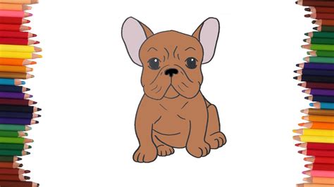 Como Dibujar Un Bulldog Frances Dibujos Faciles Youtube