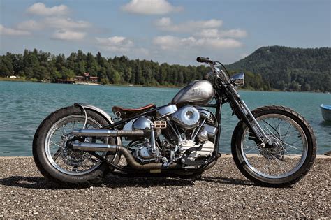 Hell Kustom Harley Davidson Panhead 1954 By Bobber Fl Motorcycles