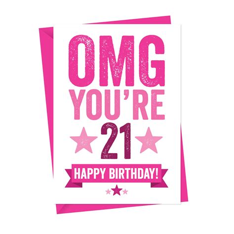 Omg Birthday Card For Any Age Personalised Age Card For Any Birthday