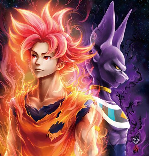 Goku And Beerus By Kanchiyo On Deviantart