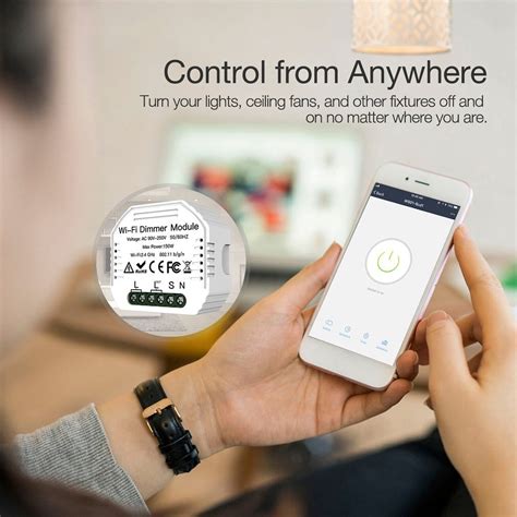 Diy Smart Wifi Light Led Dimmer Switch Smart Lifetuya App Remote