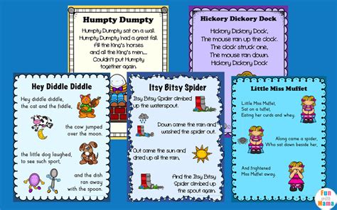 Free Printable Nursery Rhymes Posters Printable Templates