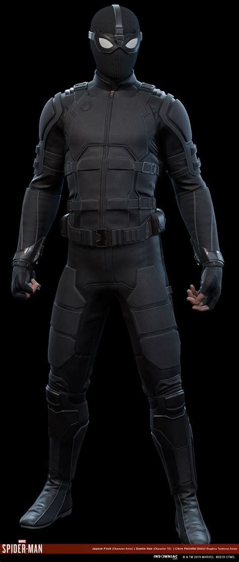 Artstation Marvels Spider Man Far From Home Stealth Suit Night