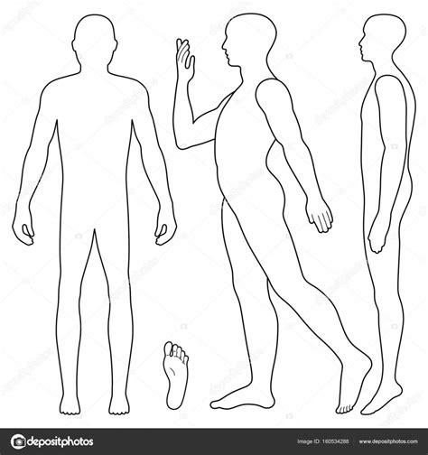 Arriba 100 Foto Dibujo De La Silueta Del Cuerpo Humano Mirada Tensa