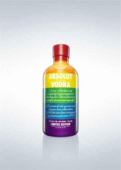 Absolut Vodka Colors Arc En Ciel 01 La Boite Verte