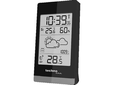 Technoline Ws 9132 Sw Si Wetterstation Wetterbeobachtung Mediamarkt