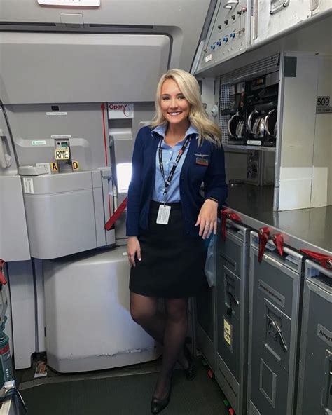 Pin On Sexy Flight Attendant Black Nylons