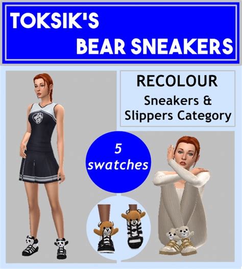 Sims 4 Bear Slippers