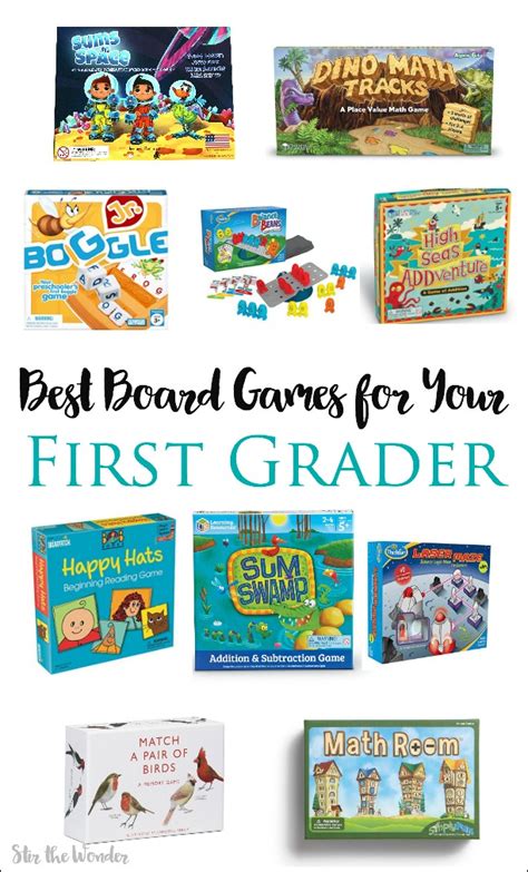 Best Board Games For Your First Grader Stir The Wonder