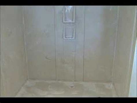 Do products within cultured marble alcove shower walls & surrounds come with shelves? Cultured Marble Shower Wall Kit Installation: Step 7 - YouTube