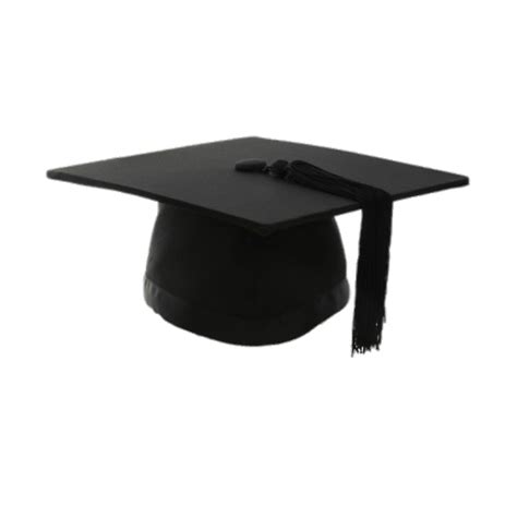 Black Graduation Hat Transparent Stick Cliparts Clipartix