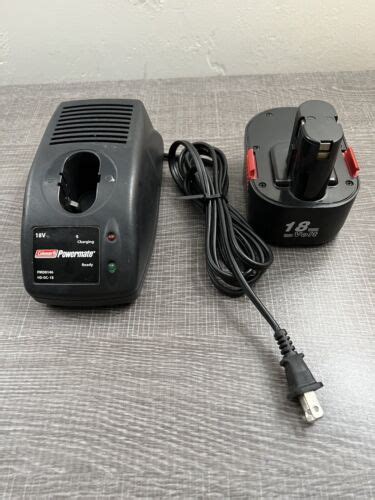 Genuine Coleman Powermate Pmd8146 18v Battery Charger And 1 Pmd8131bat