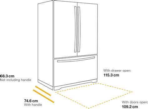 Refrigerator Sizes And Dimensions The Guide To Measuring For Fit Whirlpool