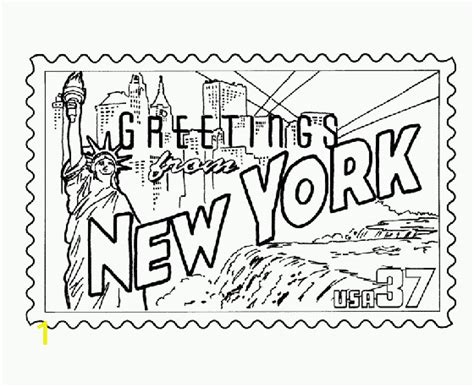 New York City Coloring Pages For Kids Divyajanan