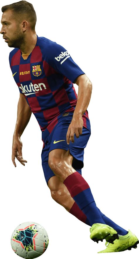 Página oficial del jugador del @fcbarcelona y de la @sefutbol official page of the @fcbarcelona and @sefutbol player. Jordi Alba football render - 56541 - FootyRenders
