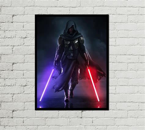 Darth Revan Poster Star Wars Poster Sith Poster Printed Etsy