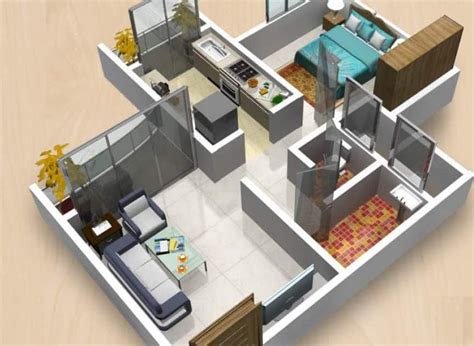 Interior Design For 1 Bhk Flat Contractorbhai Home Design
