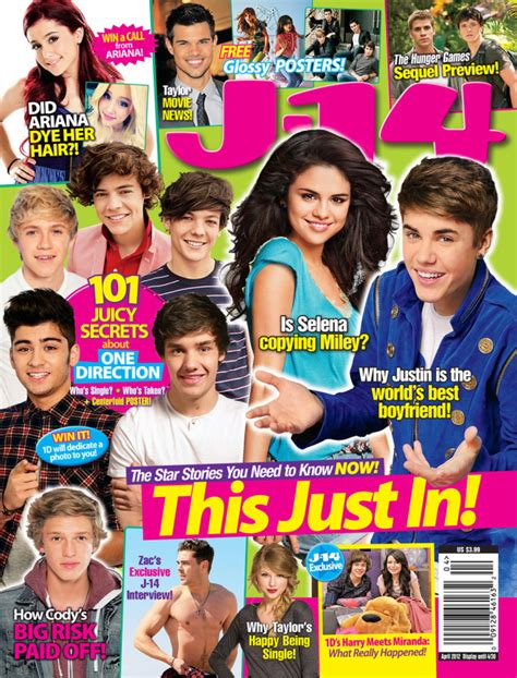 J 14 Magazine — Heres Your First Look At The April Issue Of J 14