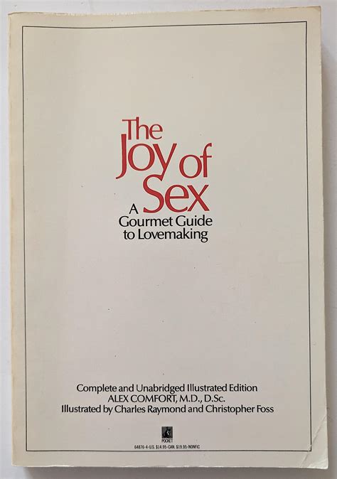 Lot Vintage Book The Joy Of Sex