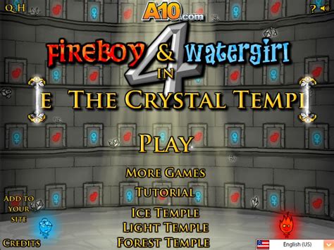The children must pass near fire and water, what you should know is that fireboy is immune to fire, so he can step freely in the fireboy should come to the door marked in red and the watergirl should find her way to the. Fireboy and Watergirl 4: Crystal Temple Game - Erst Games
