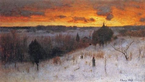 George Innes Winter Landscape Painting Winter Painting Winter Art