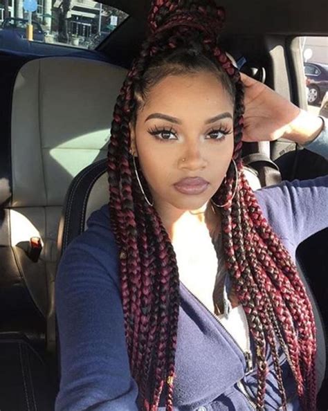 79 Sophisticated Box Braid Hairstyles With Tutorial