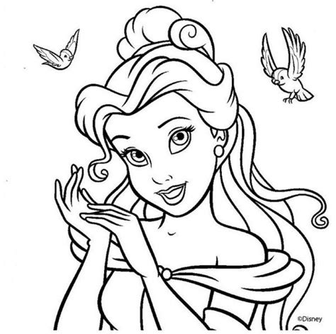 Dibujos Para Colorear De Disney Princesas