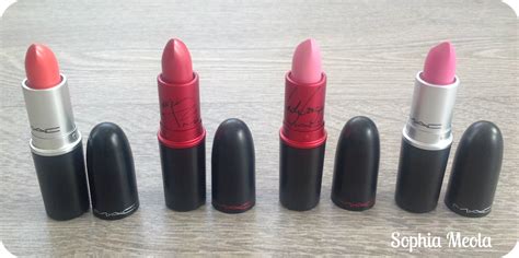 My Mac Lipstick Collection Sophia Meola A Beauty Fashion