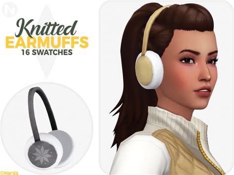 Knitted Earmuffs At Nords Sims Sims 4 Updates