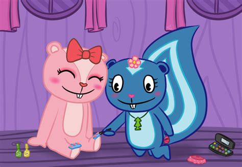 Mole & handy (htf) template. Petunia and Giggles girls night in by H-T-F on DeviantArt