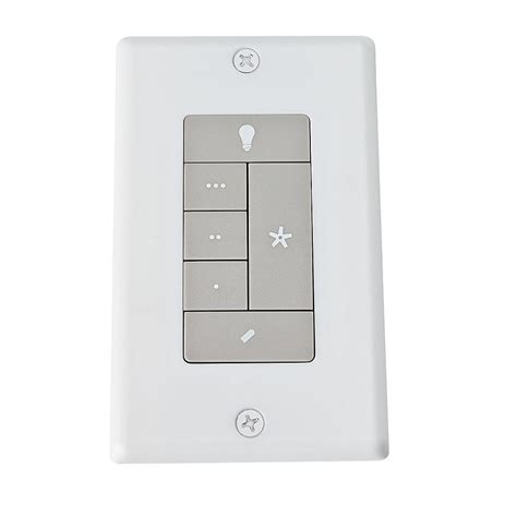 Hunter ceiling fan remote will not turn off light it just dims the light. Universal Wall Mount Ceiling Fan Control-99111 - The Home ...