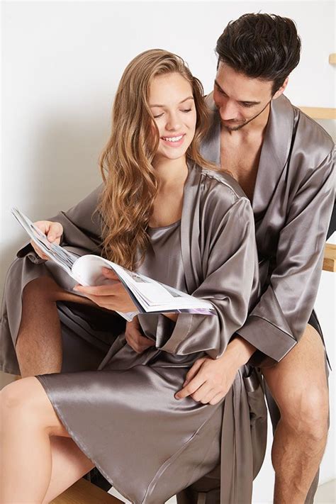 Momme Luxury Silk Couple Robes Luxury Silk Silk Nightwear