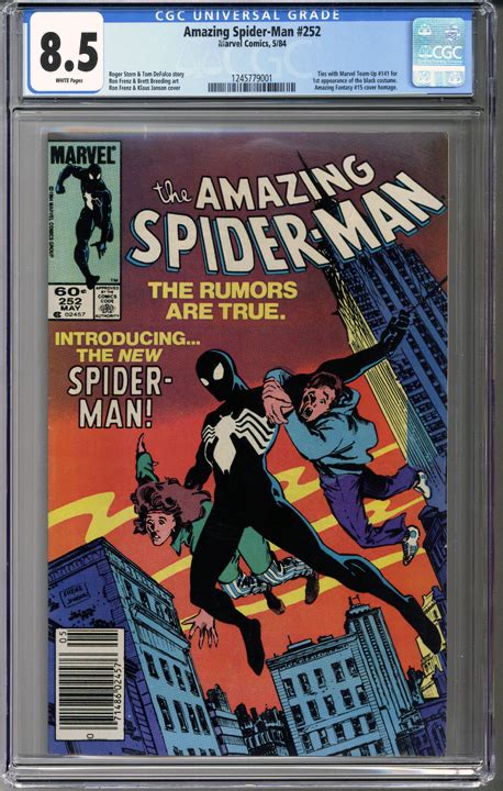 Amazing Spider Man 252 Cgc 85 Amazing Spider Man Comic Spiderman